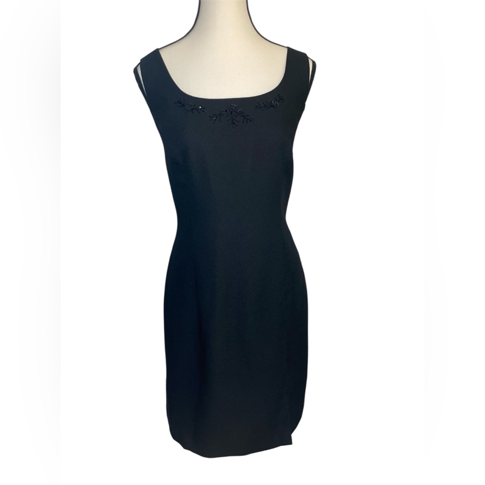 J. R. Nites by Caliendo Elegant Black Sleeveless Dress